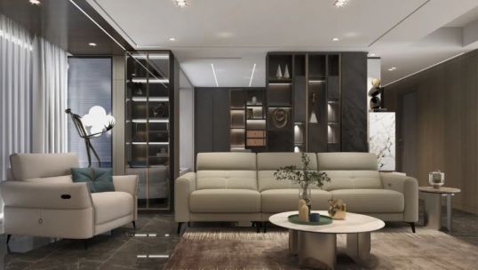 库斯家居丨150㎡摩登住宅，轻奢时尚
