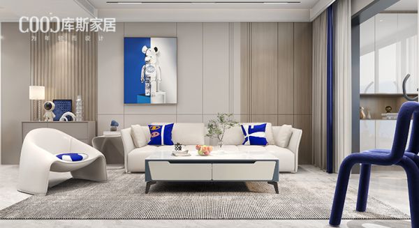 【空间灵感】134㎡现代私宅，尽享蓝色时尚之美